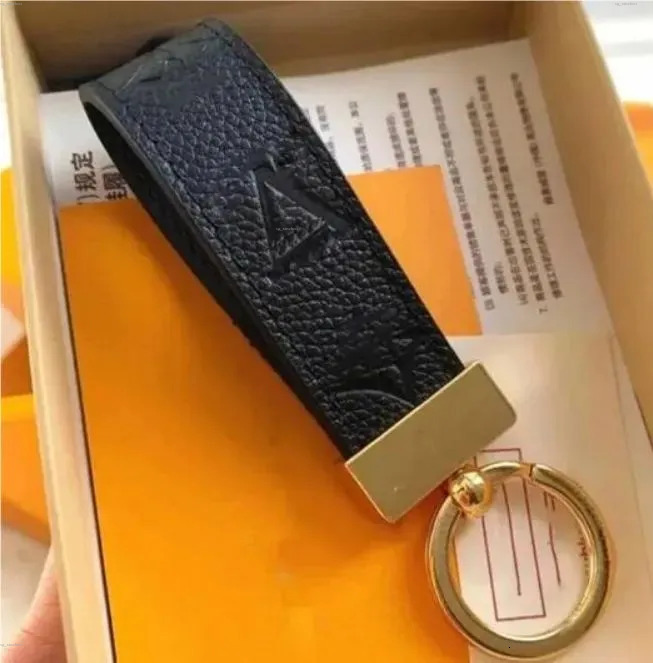 Porte-clés de haute qualité, classique, exquis, de luxe, de styliste, en alliage de Zinc, lettre unisexe, lanière en métal doré et noir, petits b