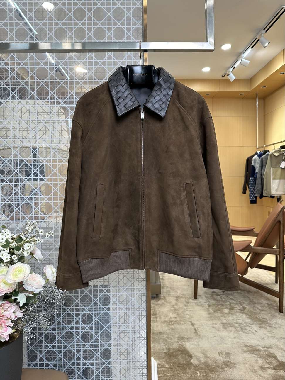 B V brand Mens Jacket genuine leather intreciato jacket Relief jacket outwear designer Luxury gift Fathers Day Outdoor 43