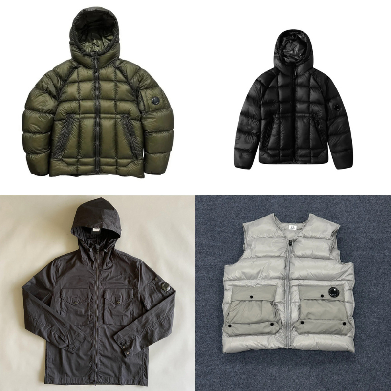 Cp Jacket Designer Puffer Mens Lightweight New Winter Thickened Clothes Fashion Loose Resist The Cold Cpjacket high quality tees