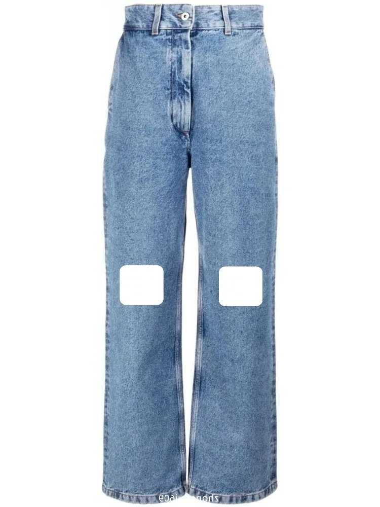 Womens Jeans Trouser Legs Open Fork Tight Denim Trousers Add Thicken Warm Slimming Jean Pants Women Clothing Embroidery 27ss S260803NEEL