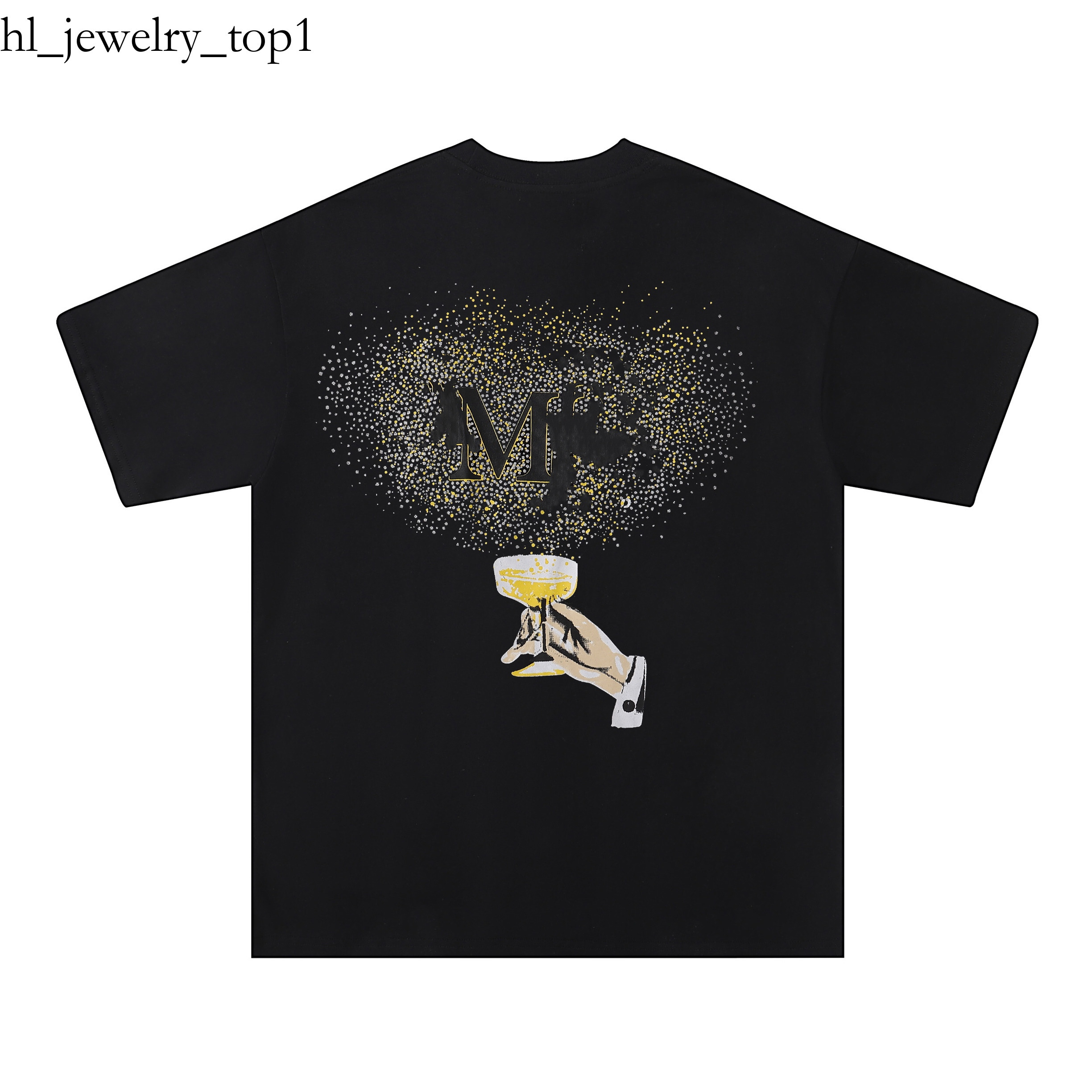 2026 AAA amarishirt Men's Designer Shirt Fashion Letter Art Graffiti Print Graphic Tee High Street Style Hip Hop amalia Short Sleeved Cotton To