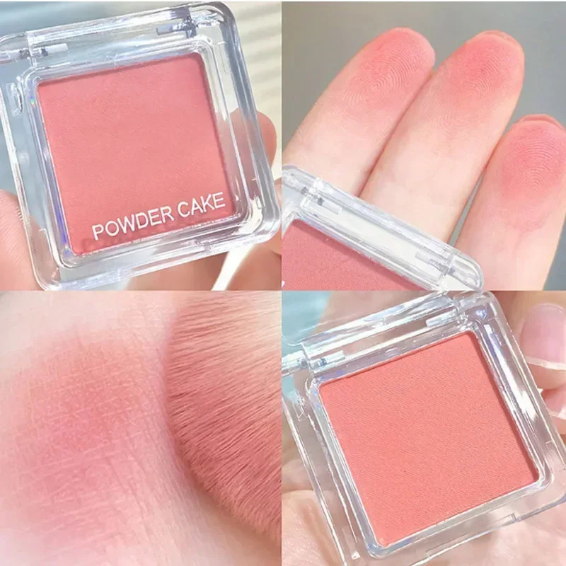 Face Blusher Matte Natural Cheek Tint Brighten Face Waterproof Face Contouring Cosmetics Blush Powder Soft Female Makeup 1pcs 260730BJ