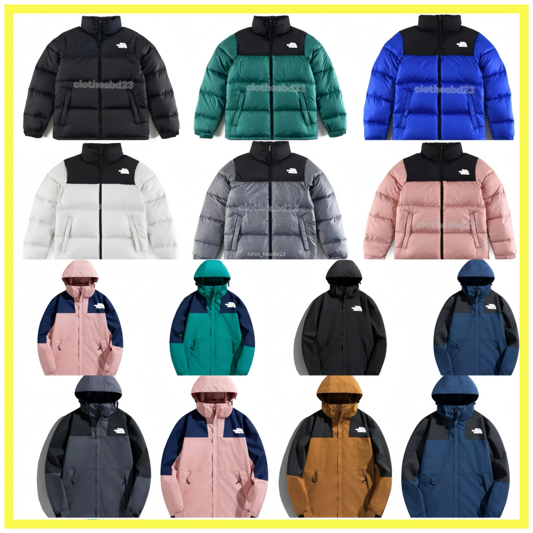 nortpuffer jacket couple 700 down jacket windbreaker coat 1996 jacket puffer Shorts and pants women mens Hooded Parkas letter printing Couple thick