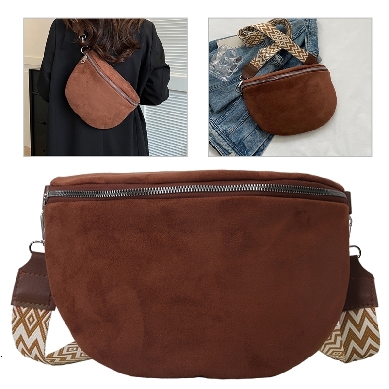 Women Fanny Pack PU Leather Chest Bag Solid Shoulder Bag Solid Color Fashion Waist Bag Adjustable Stylish Satchel Bag 260527BJ