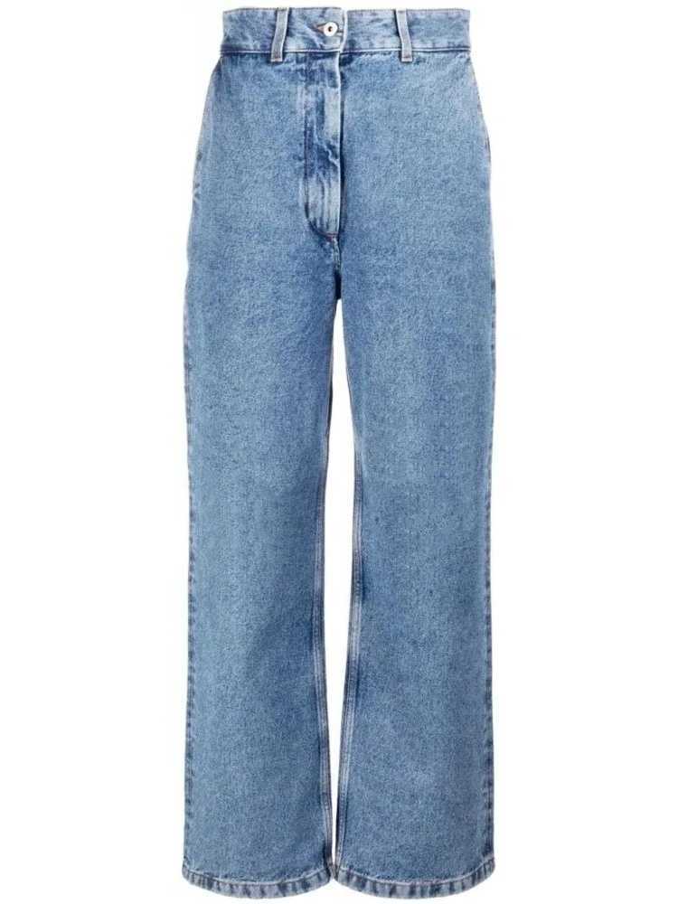 Womens Jeans Trouser Legs Open Fork Tight Denim Trousers Add Thicken Warm Slimming Jean Pants Loose Women Clothing Embroidery 24ss S260803PDRJ