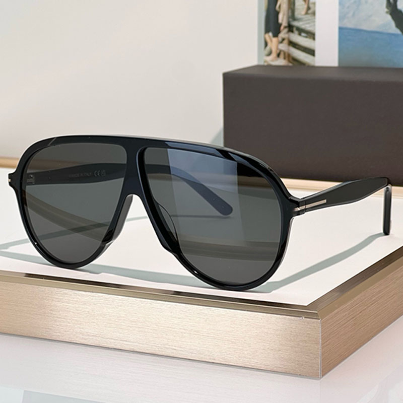 WOMEN VLADIMIR SUNGLASSES FT1211 Oval Designer Acetate Mens Luxury Sunglasses Personalized Mirror Leg T Logo Vacation party photography glasses UV40