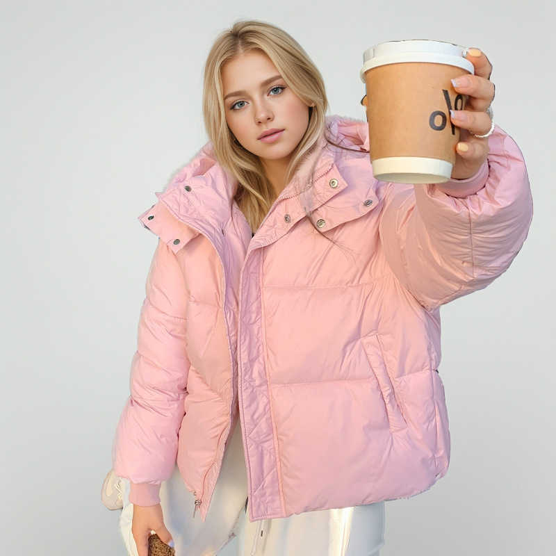 Jacket Puffer Down Cotton Jacket Womens Short New Thick Cotton Jacket Loose Winter Cotton Jacket S26080422O0