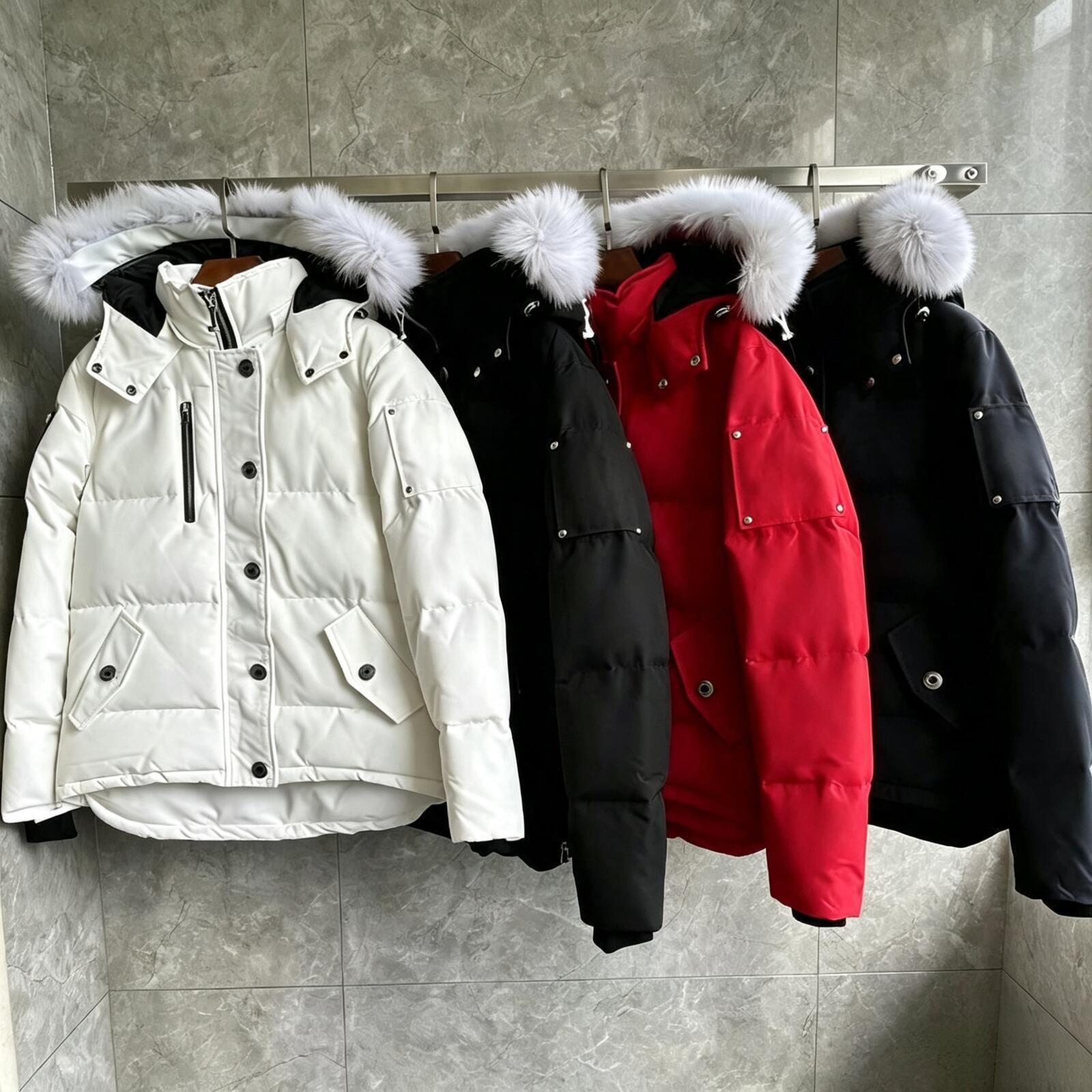 Men Down Jacket Designer Women Men Winter Short 3Q Style Parka Fur Hood Thick Goose Down Jacket puffer Outdoor Windproof Warm Hooded Ski Coat Couple