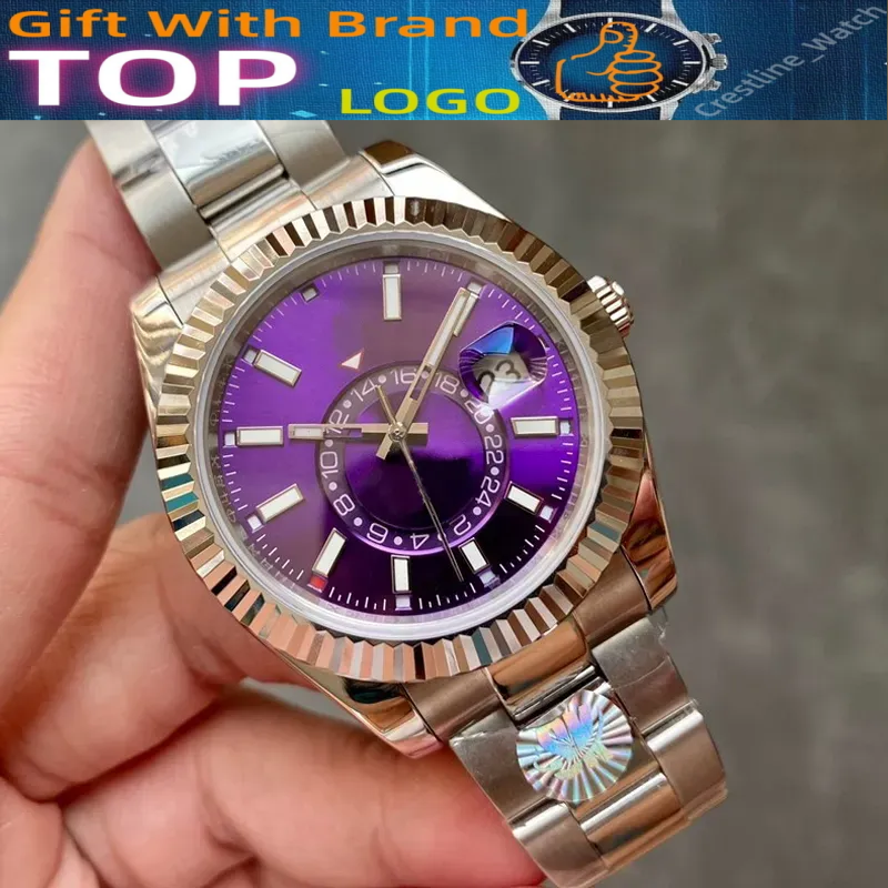 Men Watch Luxury Designer 45 Mens Watches 89 336933 SKY Automatic Machinery Movement Watchs Stainless Steel Luminous Waterproof Sapphire41mm Aaa+Wit