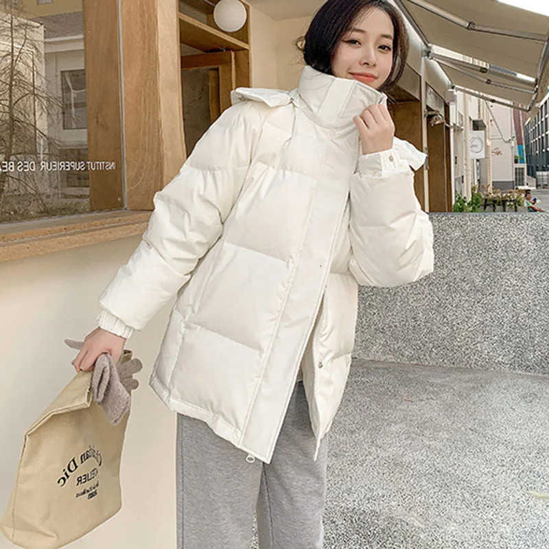HighQuty Winter Women Overcoat SolidColor Women Down Jacket Style White Duck Down Womens Down Jacket H409 S260804A2QI