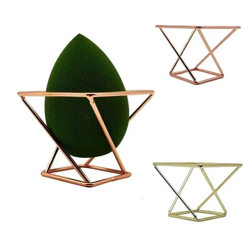 1Pcs Metal Makeup Puff Rack Blender Storage Rack Sponge Drying Stand Holder Makeup Brushes Puff Drying Tool X260804
