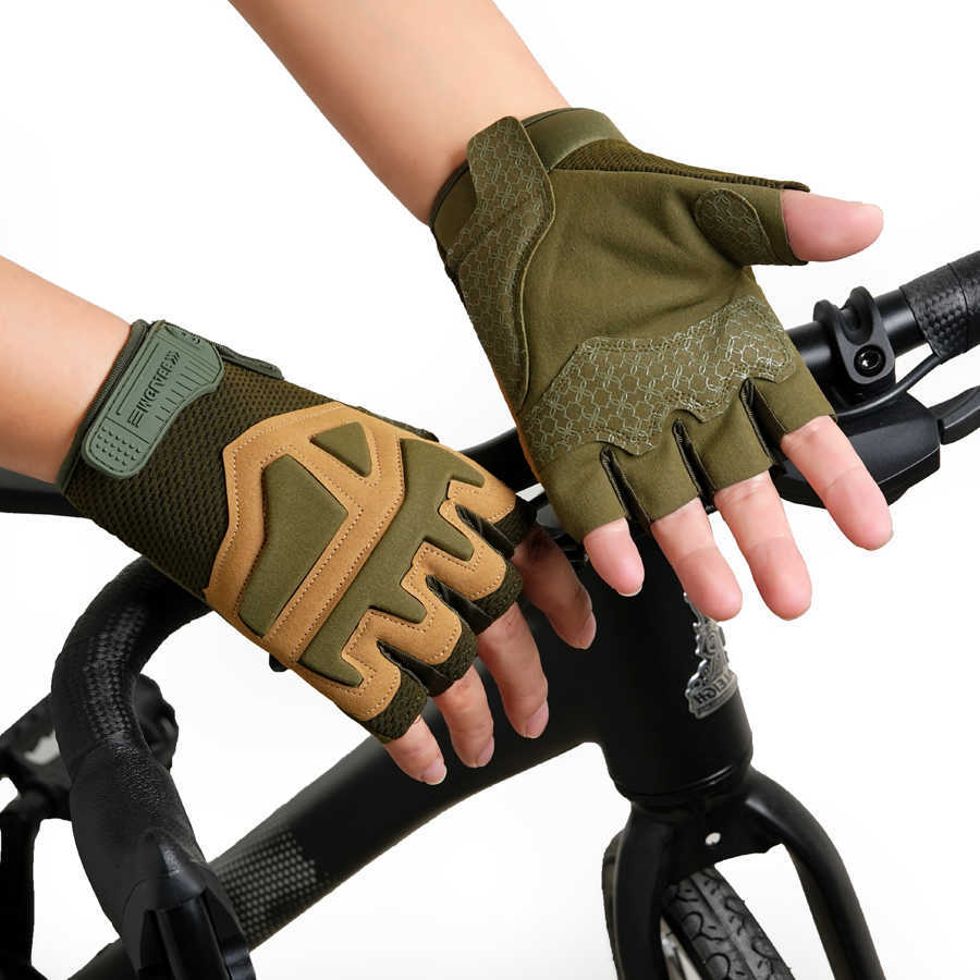finger Half men's spring and summer outdoor sports cycling hiking anti slip training fitness wear-resistant and durable S260804EDQL