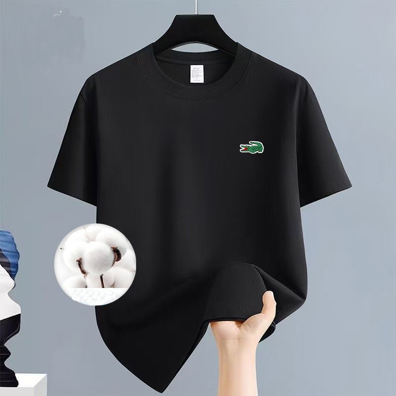 Designer summer high quality clothing brand designer casual pure cotton T embroidered fashionable letters men's short sleeved round neck shirt