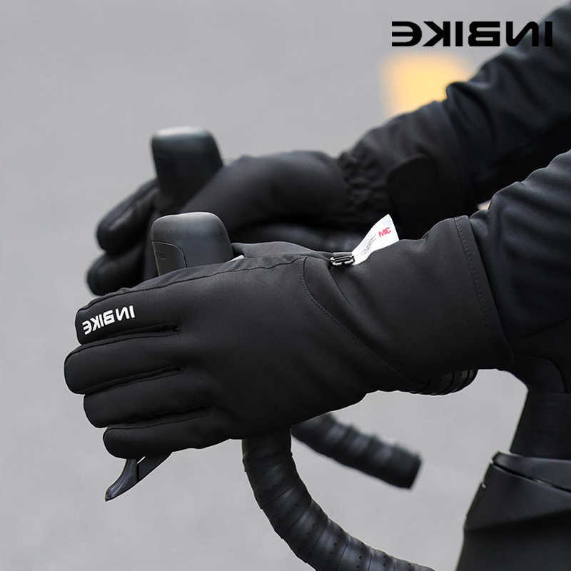Winter INBIKE Gloves for Men Women 3M Thinsulate Gloves for Cold Weather Touch Screen Water-Resistant Windproof Riding Gloves S260804ONDI