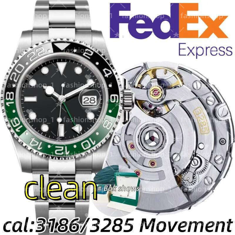 CLean Factory Mens Men Designer Watches High Quality Top Watch Cal.3186/3285 Automatic Movement Ceramic Bezel Stainless Waterproof 100M