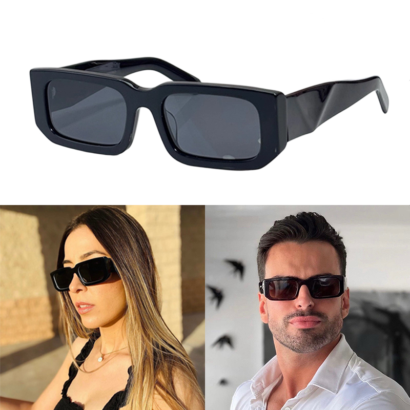Symbole Rectangular Sunglasses SPR06Y Fashion womens designer acetate black frame Mens Summer Outdoor Leisure Party Luxury Sunnies