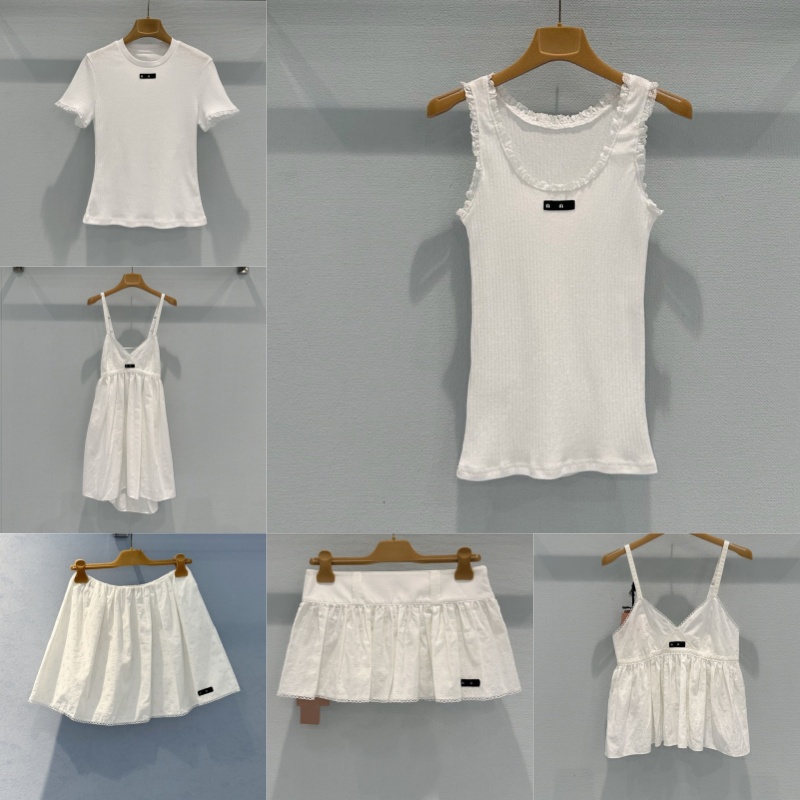 Y2k Slim Fit dentelle romantique t-shirt concepteur femmes col rond débardeur été station vacances rue Style mini jupe robe