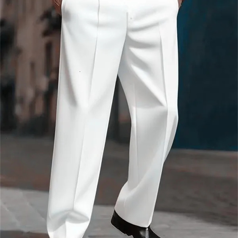 selling Spring and Autumn mens fashionable casual solid color pants loose tight rope straight leg pants 260612BJ