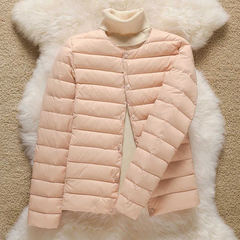 90 Women White Duck Down Matt Fabric Lightweight Coat Winter Warm Female Windbreaker Womens Down Jackets Plus Coats S2608046BST