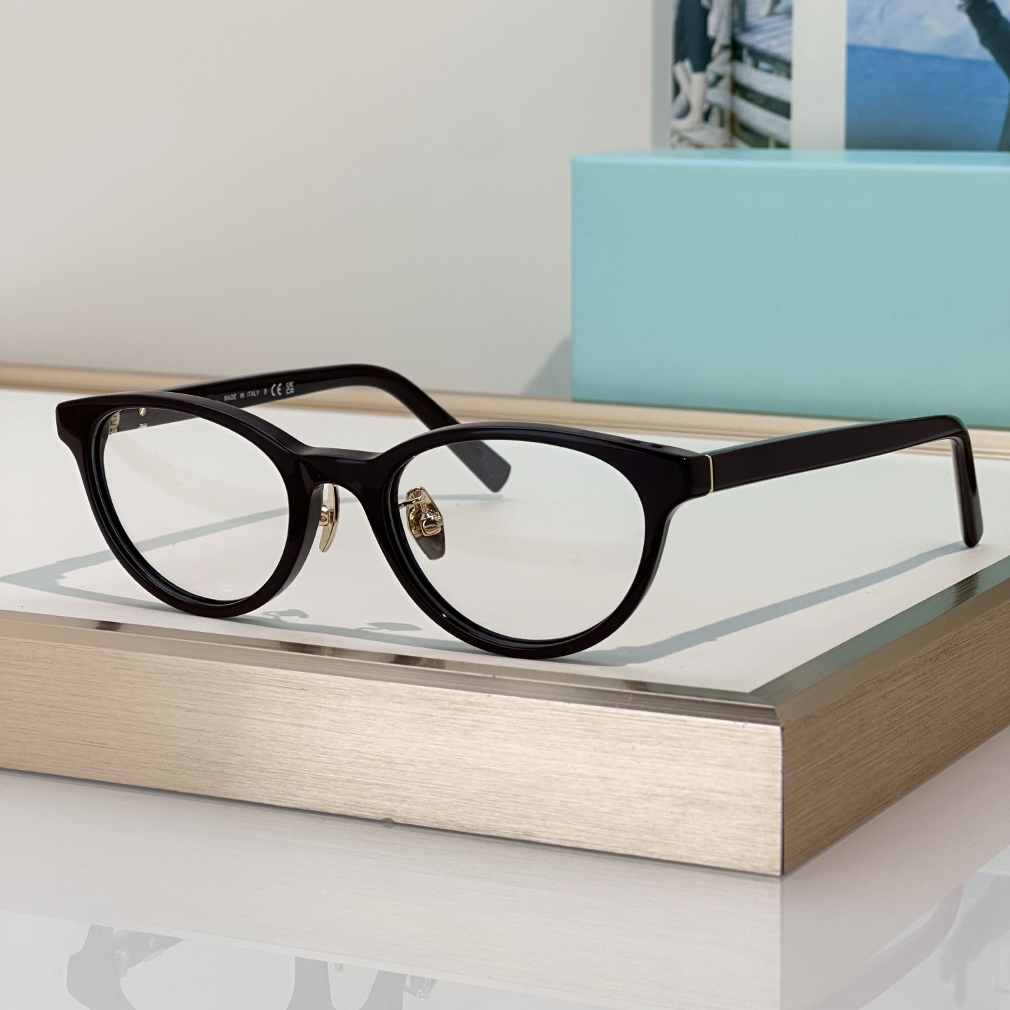 Optical Eyeglasses For Men Women Retro 2306 Designer Fashion Sheet Acetate Full Frame Detailed Elasticity Oval Style Anti-Blue Light Lens Plate With