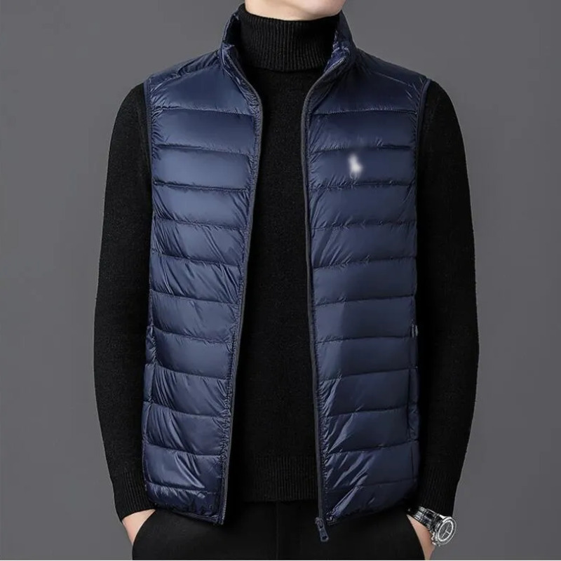 Men Down Vests Luxury Embroidery Pony Vest Designer Clothes Zipper Outerwear Men Polo Jacket Fashion Winter Windbreaker Coat Mens Vests