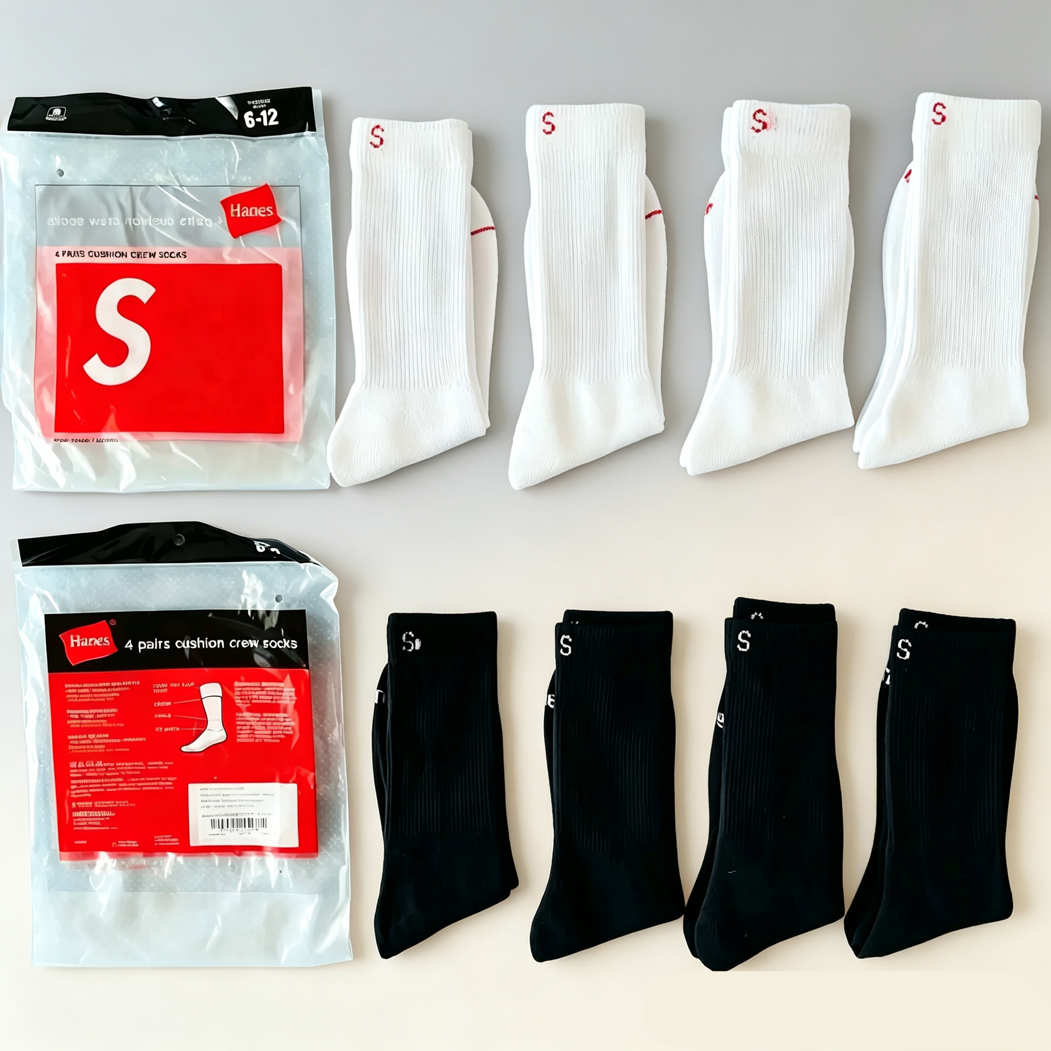 SUP Wholesale 4 Pairs Unisex Designer Sup Socks, Multi Color High Elastic Basketball Medium Crew Socks, High Quality Daily Casual Long Tube Sports S