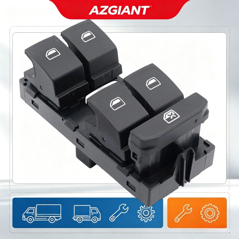 AZGIANT Lève-vitre interrupteur principal commande principale de fenêtre électrique remplacement côté conducteur pour VW Golf Passat B8 Tiguan Sk
