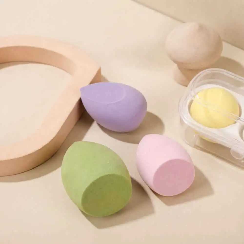 Sponge Powder Beauty Cosmetic Egg Foundation 4pcs Make Up Sponge Makeup Puff Dry and Wet Combined Powder Puff Bevel Cut X260804