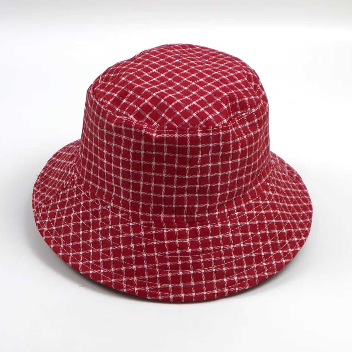 and Spring fisherman's hat for middle-aged and elderly women large brim for outdoor sun protection for elderly small floral fabric hat S260804E