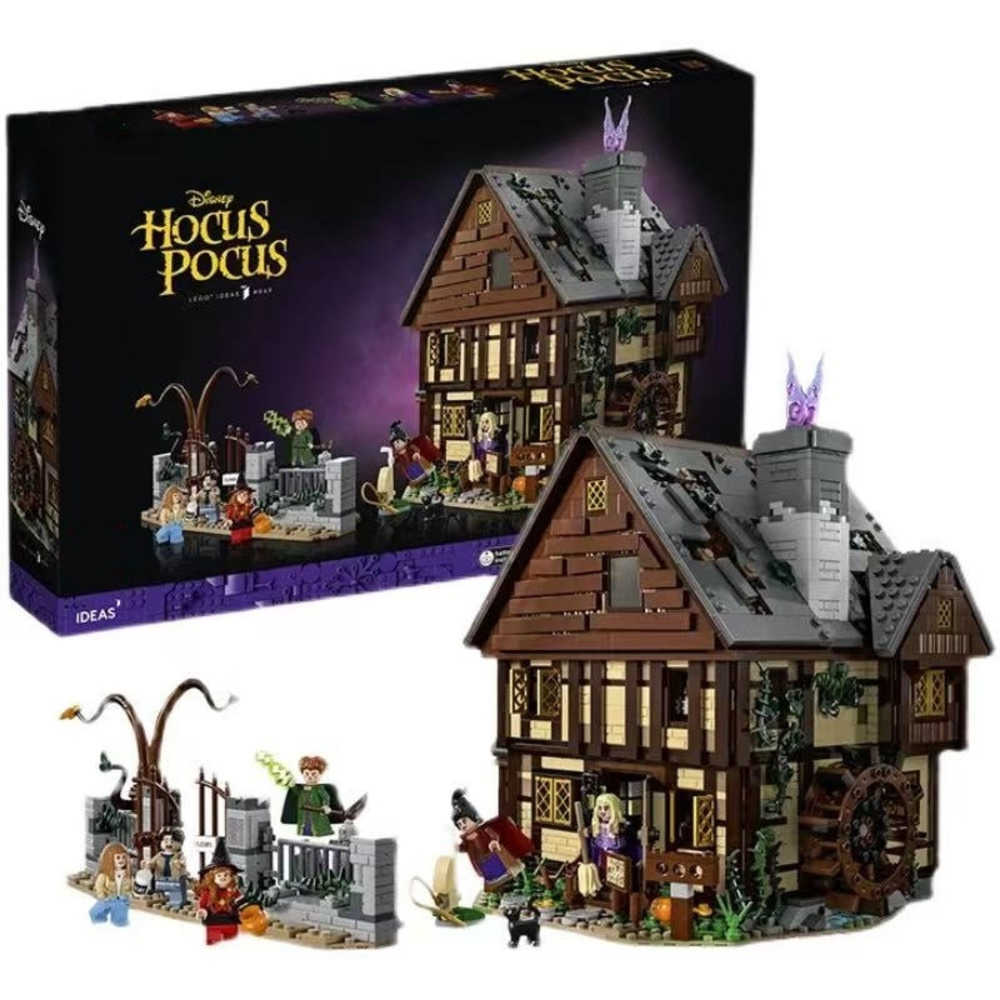 witch Sanderson sisters' new-style magic house building blocks for play Free shipping J260804