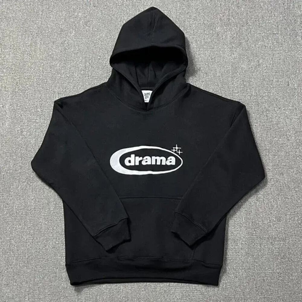 Dram Jumpers Designer Mens Hoodies High Street Trendy Drama Call Hooded Sweatshirt Casual Embroidery Quality Big Pocket Loose Fce S Xl Pullover 928
