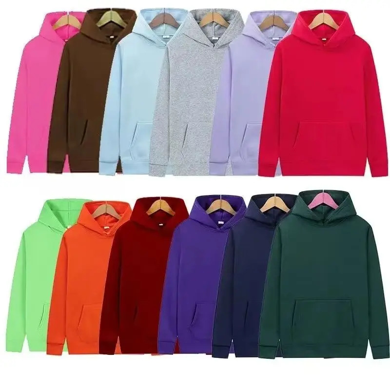 Men Woman Hoodies Sweatshirts Fashion Solid Color Red Black Gray Pink Hooded Hip Hop Hoody Mens Hoodie Streetwear 260731