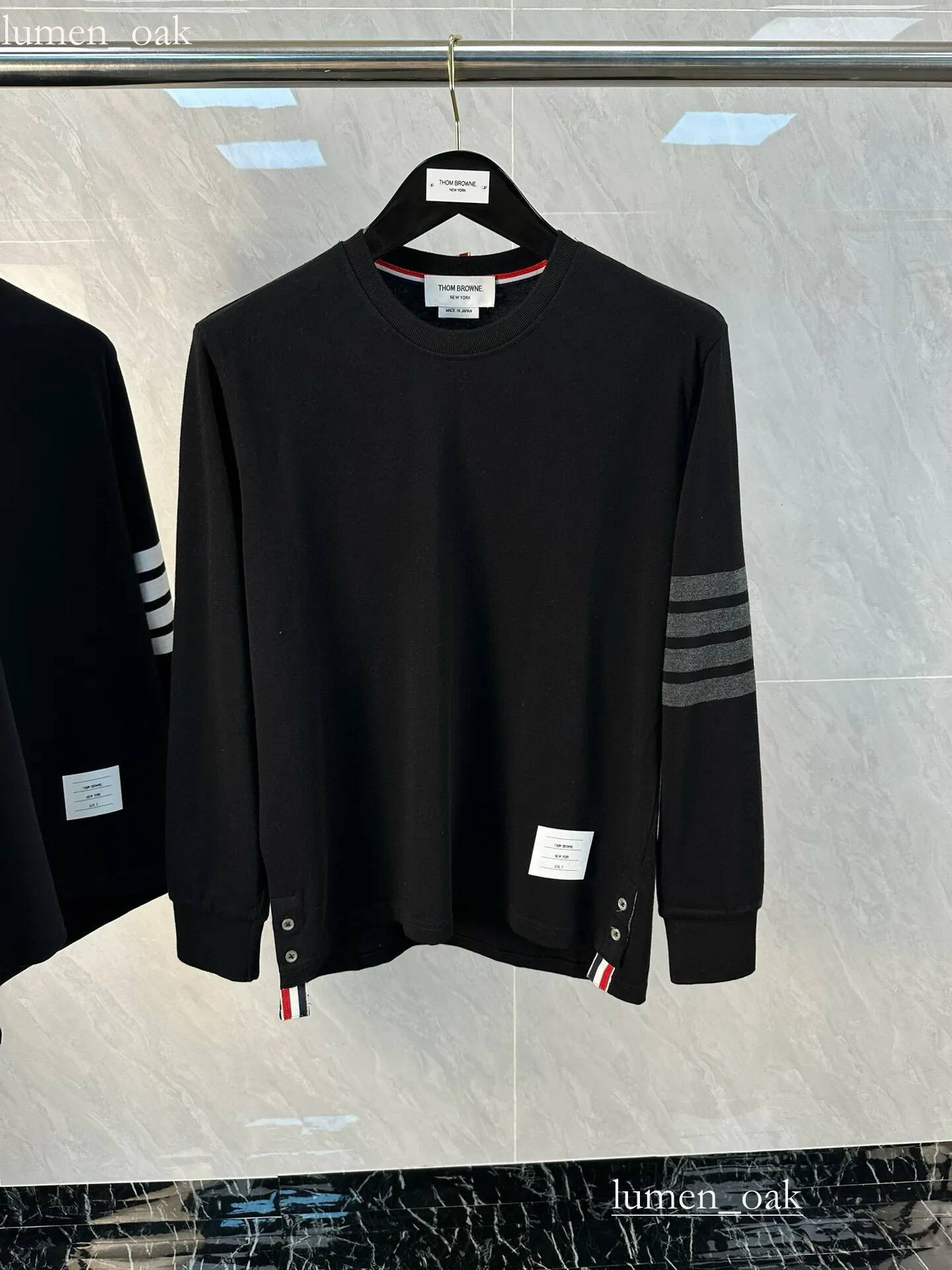 Designer High Quality Sweatshirt Thomebrown Men Women Style Classic Casual Thom Brownee Hoodies Oversized Solid Color Cotton Top Streetwear Fashion