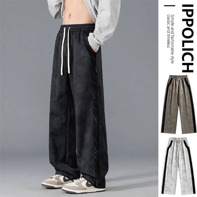 Pants Men Stripe Jogger Printed Trousers Oversize 6XL 7XL 8XL Plus Size Sweatpants Casual Running Loose Unisex Streetwear Sports 260430BJ