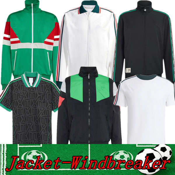 Mexique 2026 Coupe du Monde de Football Jersey Veste de chanson de l'équipe à l'extérieur 26 27 1986 Survêtements de football Manteau à manches l