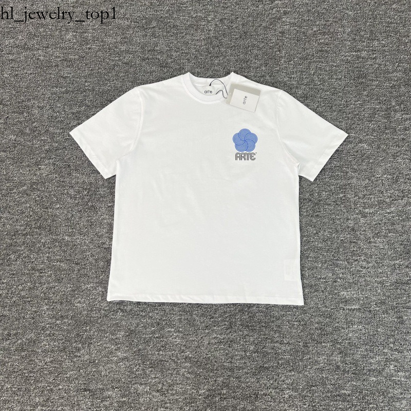 2026 round neck Arte short sleeved designer printed T shirt for men and women 100% pure cotton with label and tag streetwear summer Arte shirt 2b1