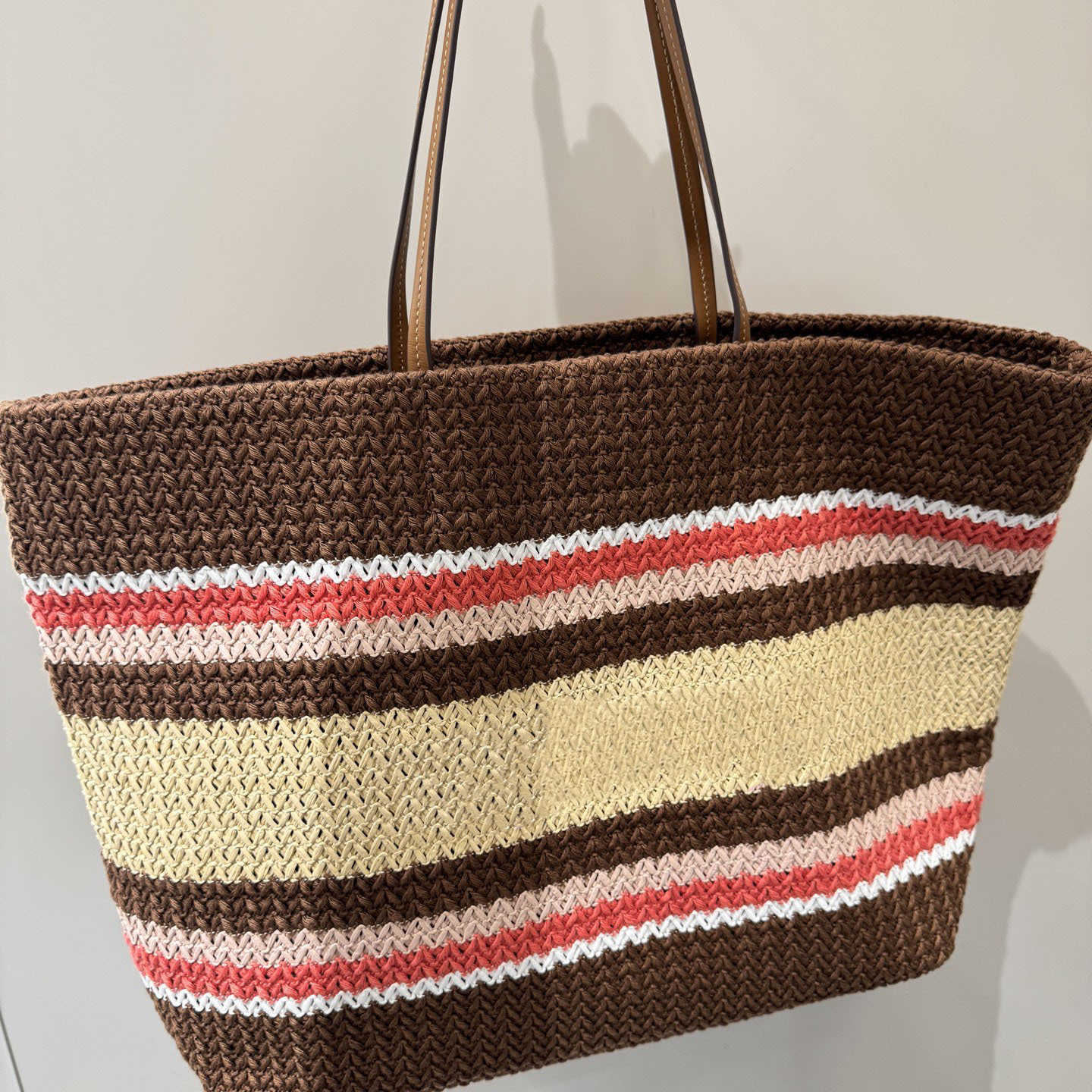 Colors Striped Crossbody Spring Summer New Arrivals Imported Raffia Woven Tote Bag fashion Design Luxury Purse shopping wholesale