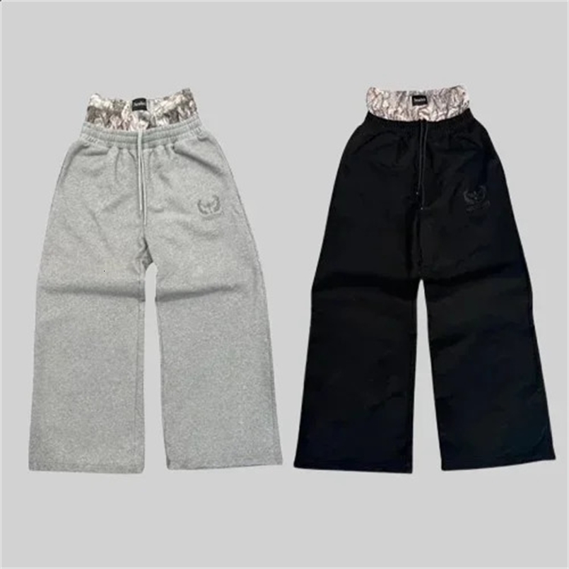 Y2K Pants Men Women Harajuku Gothic Casual Oversized Trousers Retro Letter Graphics Embroidered Straight Camo Boxer Sweatpants 260516BJ