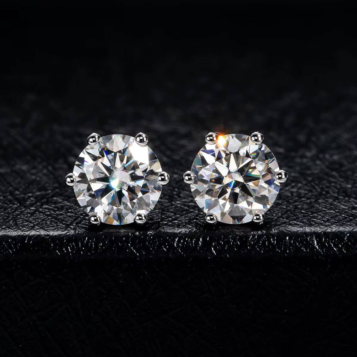 Authentic Lab Diamond Platinum Earrings IGI Certified Luxury Jewelry Niche High-End Feel 3g Laser Drilled Girlfriend Birthday