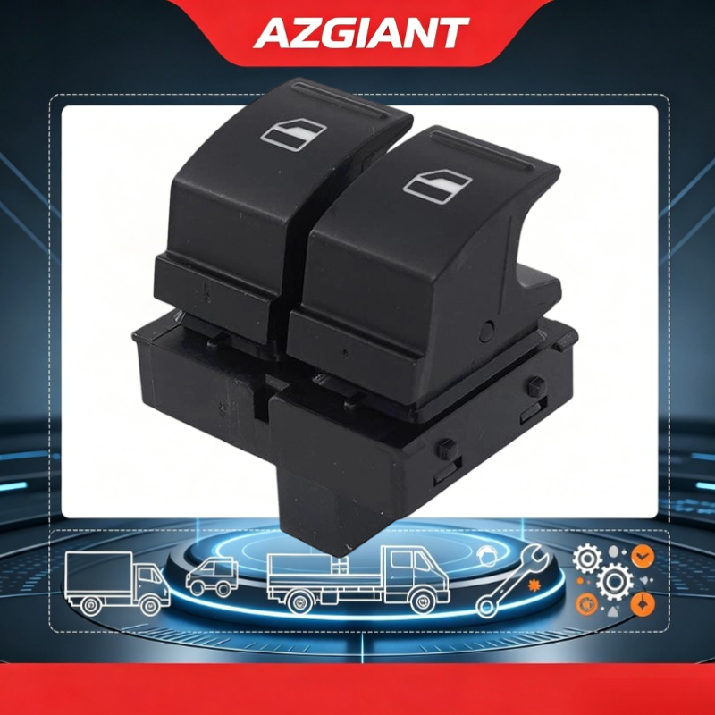AZGIANT interrupteur principal de fenêtre électrique universel, régulateur de fenêtre, bouton de commande principal pour VW Caddy 2k Golf Jetta E