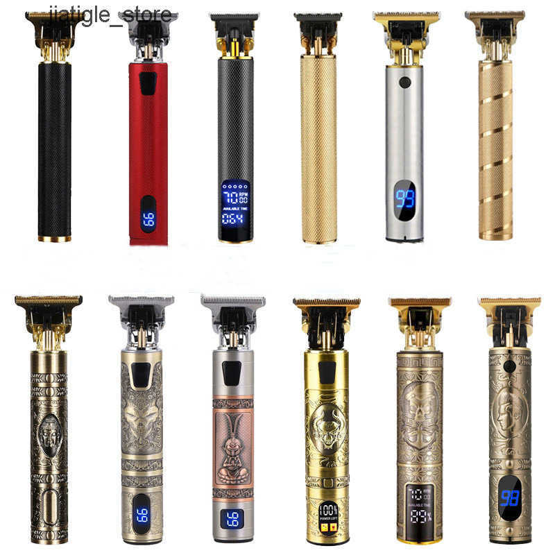 Professional LCD Display Hair Clipper Electric Shaver For Men Razor Men Mower Beard Trimmer Barber Shaving Machine Barbershop Tool USB Rechargeable