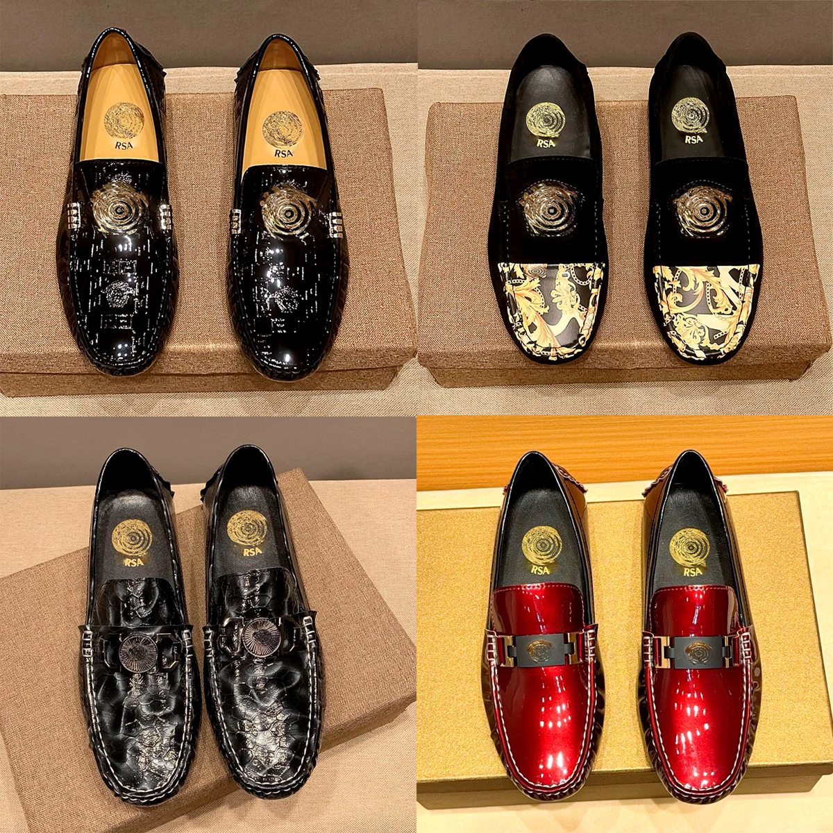 Spring Summer trainer shoe loafer casual Sneaker moccasin Metal head figure run luxury Designer Outdoor men women print basketball Flat dress tennis