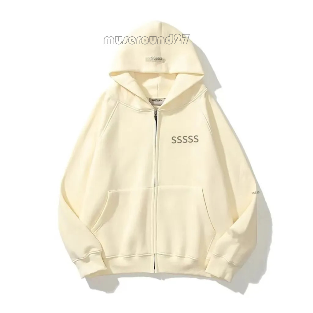 essentials Hoodies Designer Hoodies Men Hoodie Zip Up esss Hoodie Casual Wear Men And Ladies' Soft Cotton Blend Hooded Cardigan Versatile Fashi