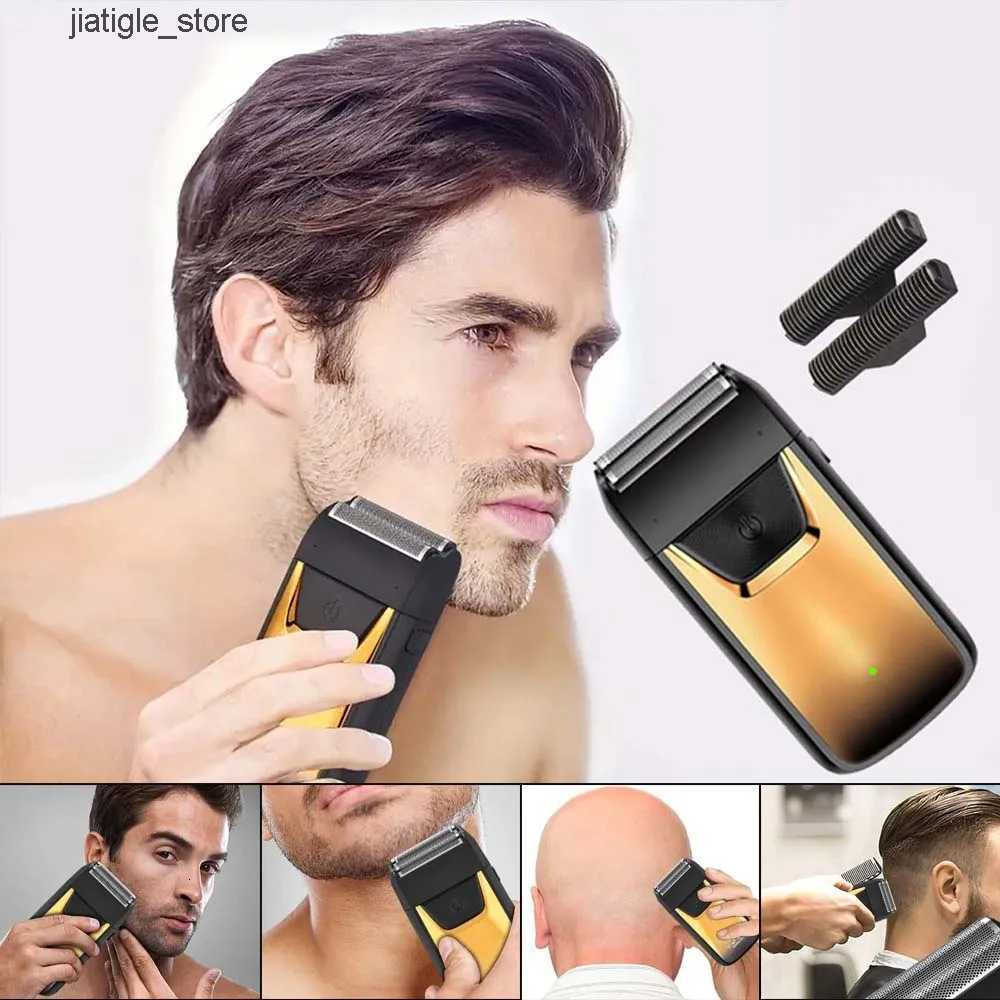 for USB Shaver Rechargeable Electric Men Cordless Beard Trimmer Shaving Barber hines Hair Cutting hine Trimmer for MenJ260530 M260804