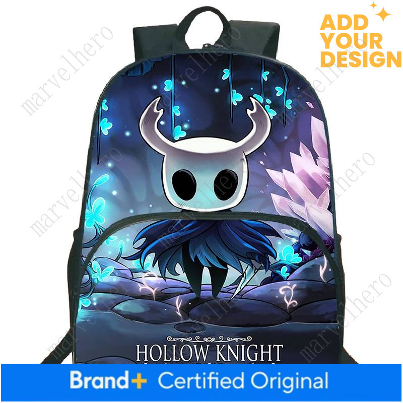 Lightweight School Bag Hollow Knight Backpack Cartoon Game Print Kids Schoolbag Large Capacity Bagpack Boys Girls Travel Bookbag