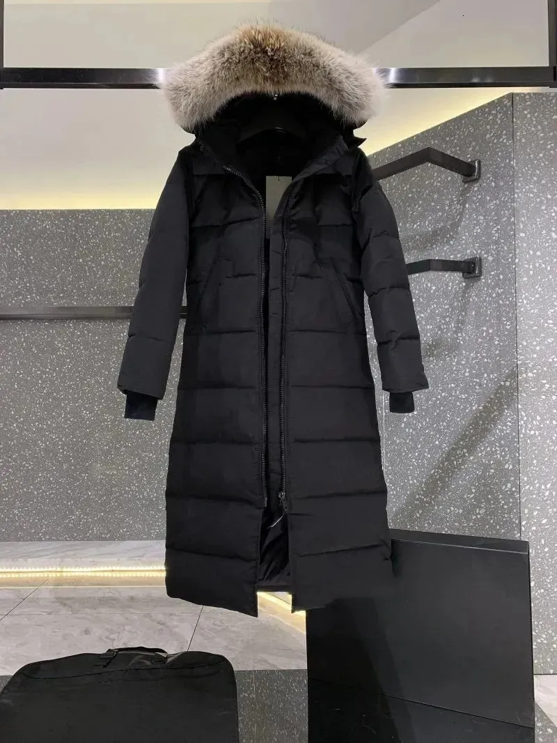 Designer Women Down Coat Designer Womens Mystique Long Down Jacket Puffer Jacket Winter Jacket Thick Warm Skin Coat Windproof Street Parka hot S