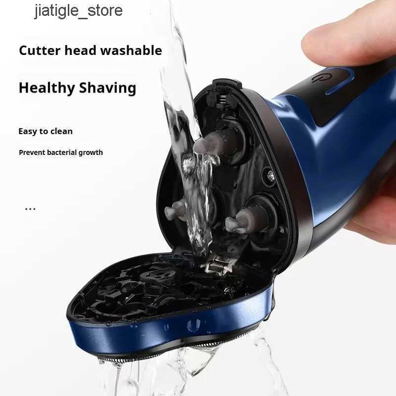 Men Electric Shaver Waterproof HOMEFISH USB Rechargeable Powerful Beard Shaving Machine Electric Razor D260703 M260804
