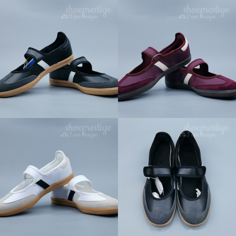 2026 High quality high end handcrafted fashion Mary Jane flats luxurious retro style suede shoes suitable for urban commuting travel and casual part