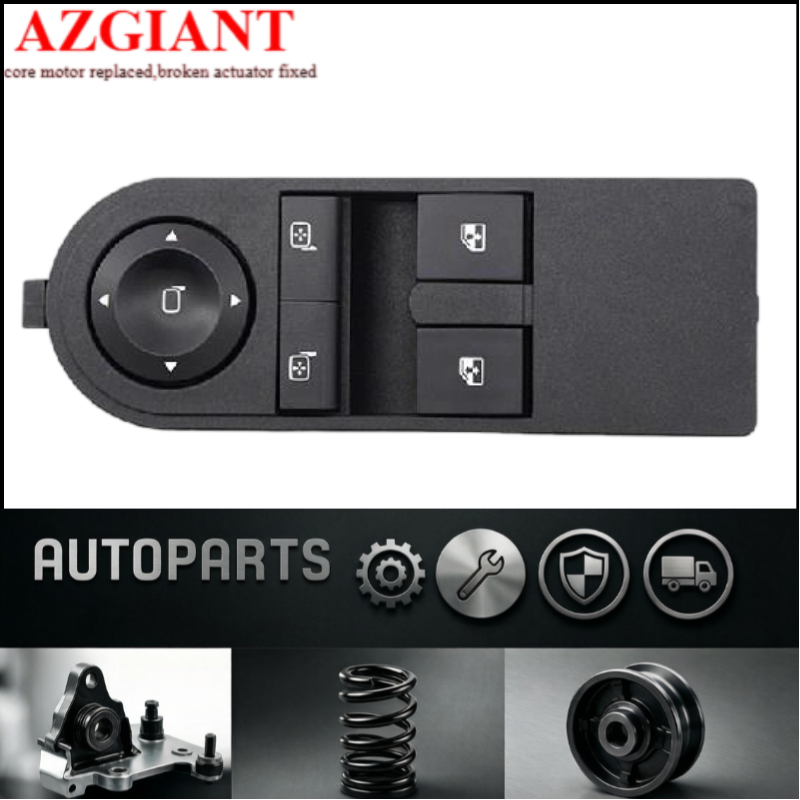 AZGIANT – interrupteur principal de lève-vitre automobile, composant de remplacement de commande de fenêtre électrique côté conducteur avant pour