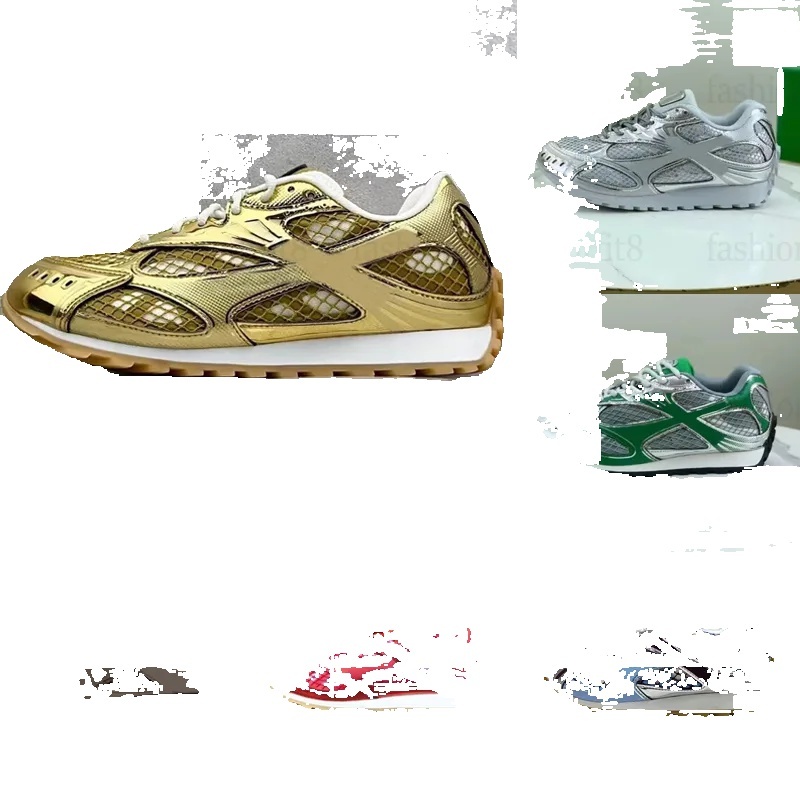 Designer Outdoor Running Shoes Orbit Sneakers Casual Men Women Trainers Leather Mesh Nylon Fabric Lightweight Lace Up Sneaker Breathable Big Size 35